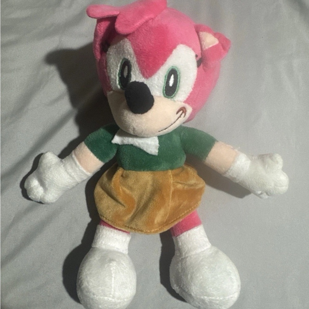 Amy Rose Sonic the‎ Hedgehog 11 inch Plush Stuffed Animal w/ suction cup #A104